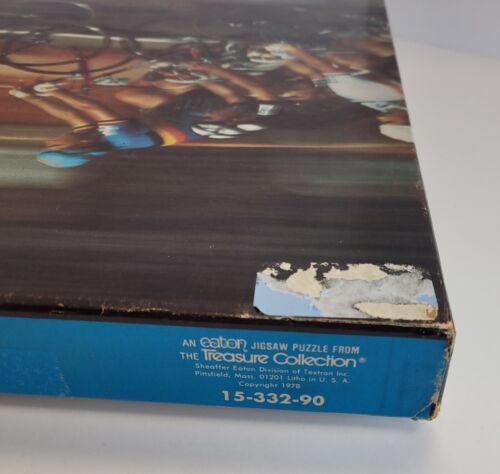 Eaton 1978 Puzzle "Cycling" 500 Complete 18"x24" Treasure Collection - Picture 10 of 13