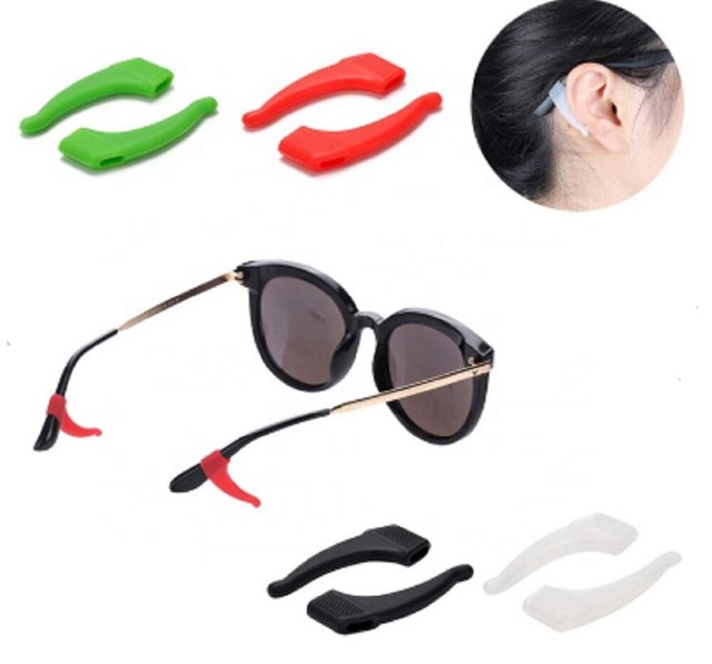 8PCS Anti Slip Glasses Ear Hooks Tip Eyeglasses Grip Temple Holder