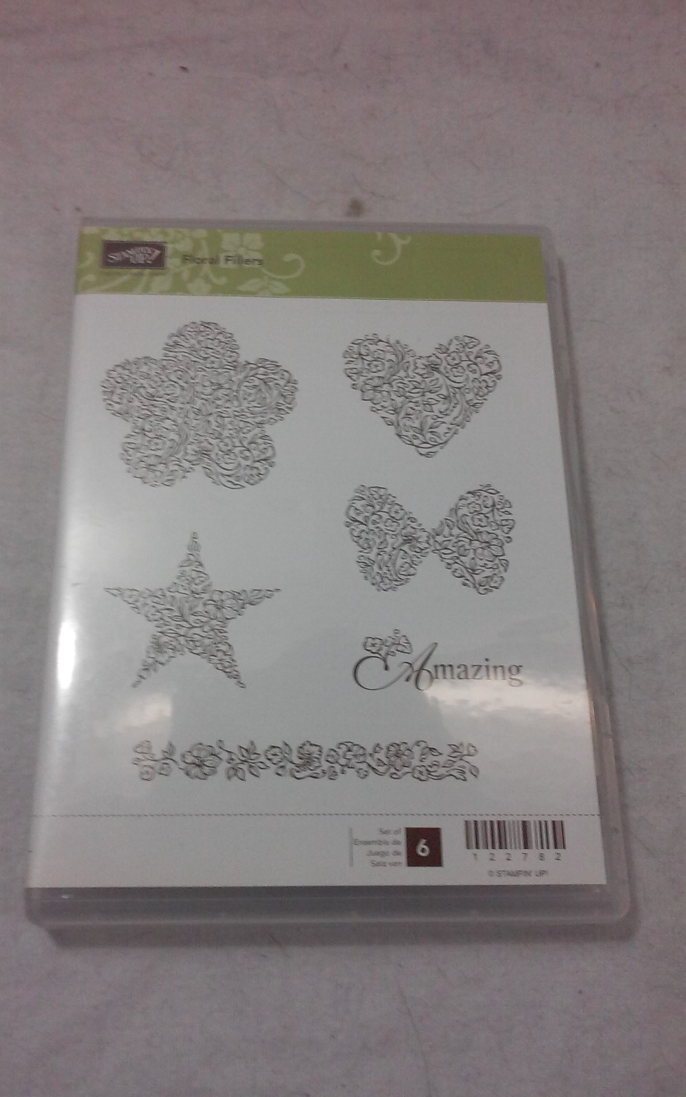 Stampin Up Floral Fillers Cling Foam Rubber Stamp Set eBay