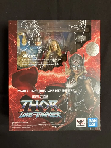 Thor: Amor y Trueno - Figura de Acción Mighty Thor - S.H.Figuarts Bandai