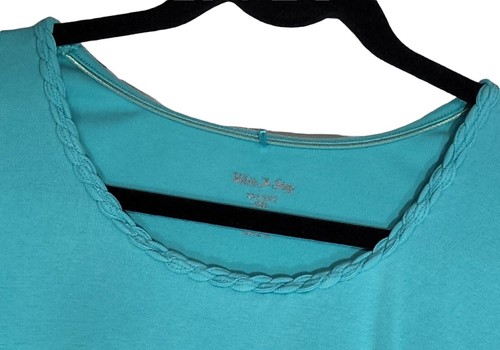 Top donna bianco cervo XXL/2XG-20 100% cotone - Foto 4 di 4