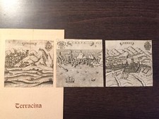 Scoto,Terracina,Gaeta,Fondi, 3 Acqueforti 1650 circa,  Italia Italy Italie Lazio