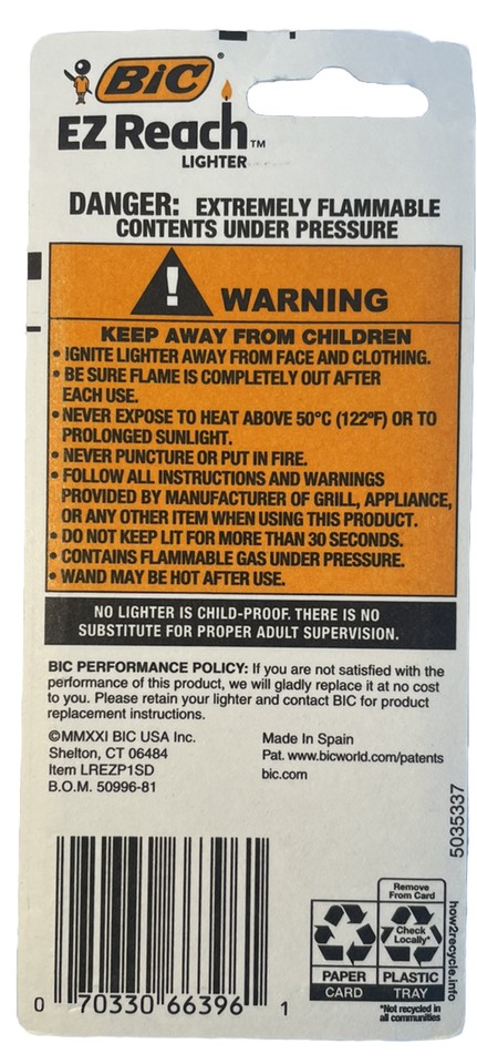 BIC Snoop Dogg Lighter Black & White EZ Reach Gangsta Rapper Ltd ...