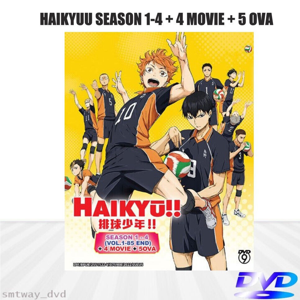 Anime DVD Haikyuu to The Top (season 4) Vol. 1-25 End 2ova Eng Sub