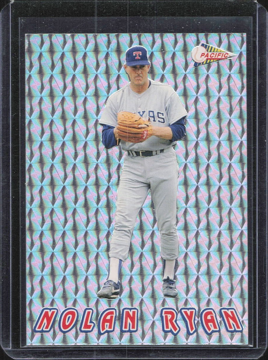 1993 Pacific Texas Express Nolan Ryan Prism 11 Texas Rangers