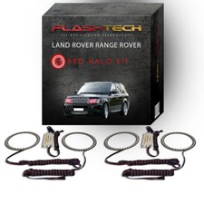 Red Angel Eye LED Headlight Halo kit for 06-10 Land Rover Range Rover Headlights