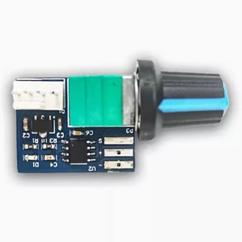 Fan Speed Controller For 12V Computer Case Fans, 4 Pin Single Channel, Quiet - Afbeelding 2 van 10