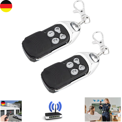 Télécommande Universelle 433MHz - Compatible V2 Phoenix 2 - 4 Boutons