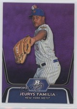 2012 Bowman Platinum Prospects Retail Purple Refractor Jeurys Familia #BPP56 1md