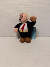 1999 Popeye Wimpy  Hamburger Stuffins CVS Plushy 8" Figure Toy NWT