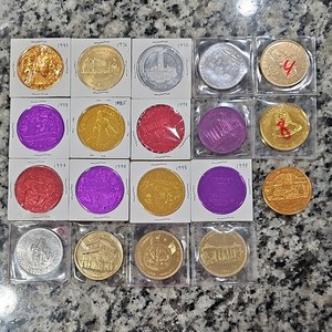 Louisiana Mardi Gras Doubloons Collection Lot New Orleans Houma 1971-1998