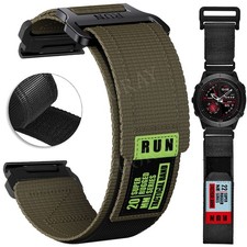 Nylon Rugged Watch Strap Band For Garmin Fenix 8 E 7 7X 6 6X Pro 5 5X 3 HR Epix