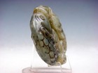 Old Nephrite Jade Stone Carved Pendant Double Carp Fish Kissing Ingot #02202607 — photo 5