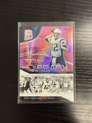 Tom Brady 2019 Panini Spectra Super Bowl Tribute Pink Refractor /15