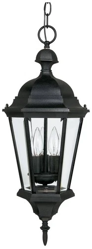 Capital Lighting Carriage House 23" High Black Outdoor Hanging Light - Picture 2 of 3