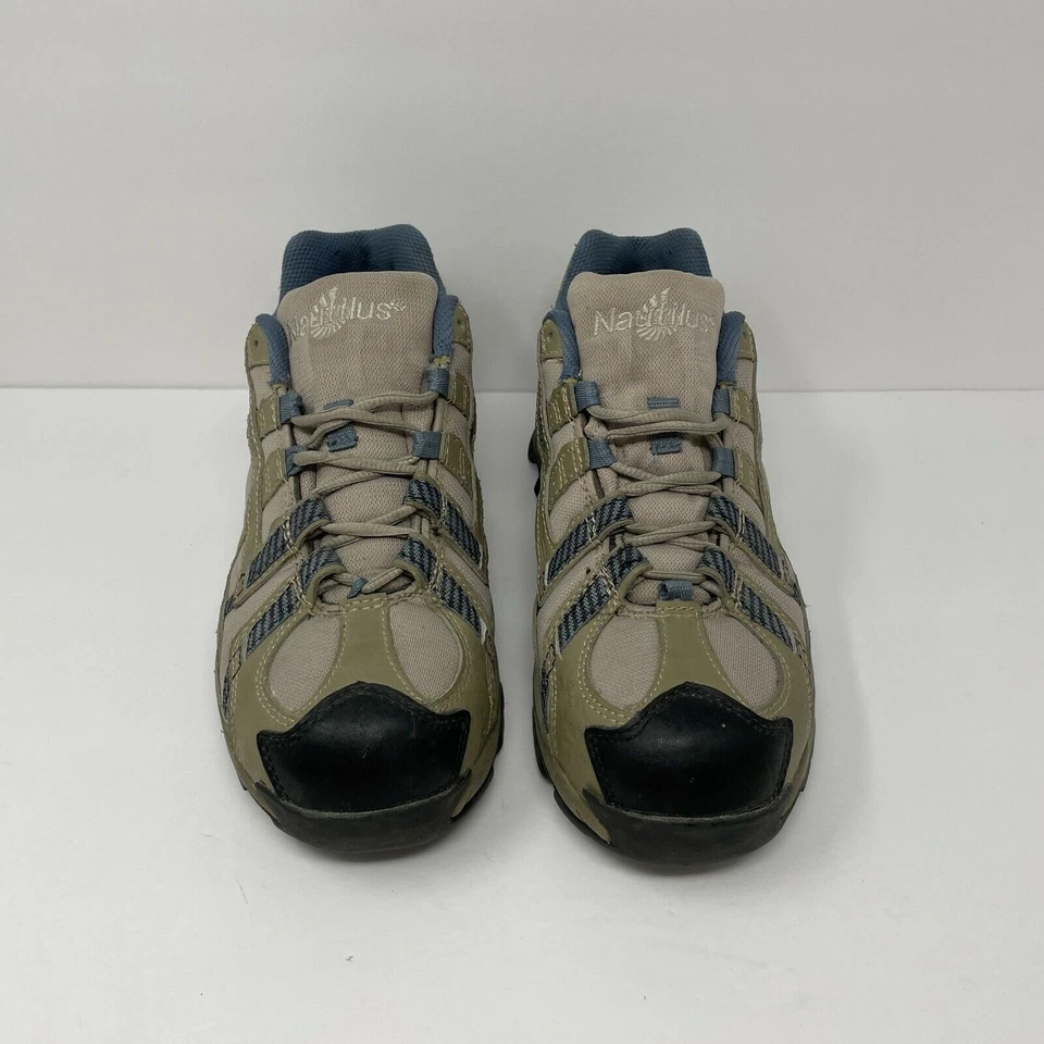 鹦鹉螺女式 N1354 合金 LiteToe 工作运动远足鞋靴子 9.W 码灰色 — 第 2/4 张图片