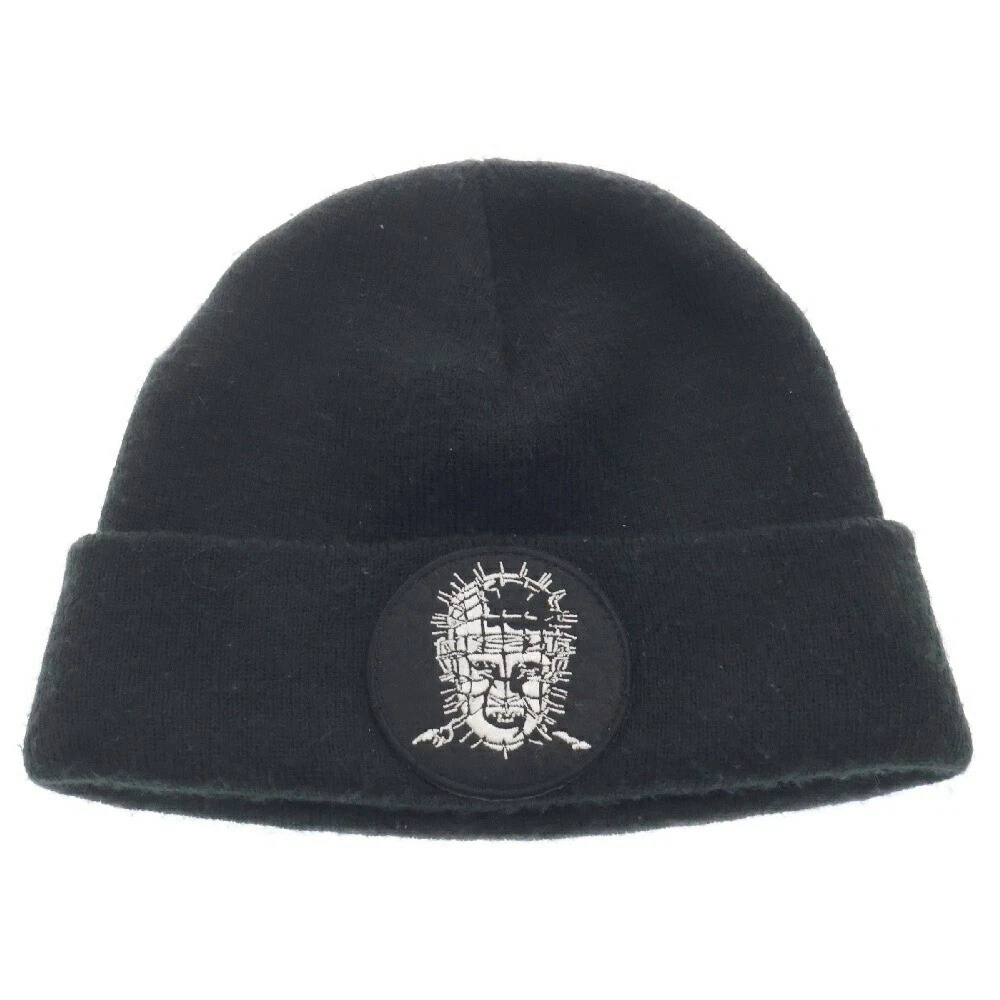 Bonnet tricot Supreme 18ss Hellraiser couleur noire pavage AC883