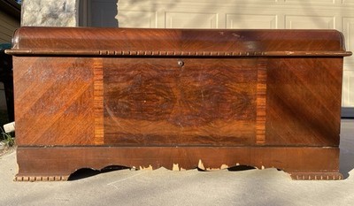 Lane Cedar Chest Vintage 1940s Solid Wood Hope Chest Blanket