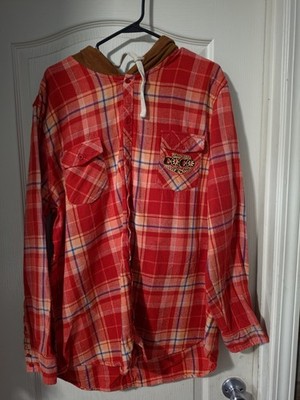 Disney Pixar Coco Miguel Poster Hooded Flannel - BoxLunch Exclusive Size 2XL