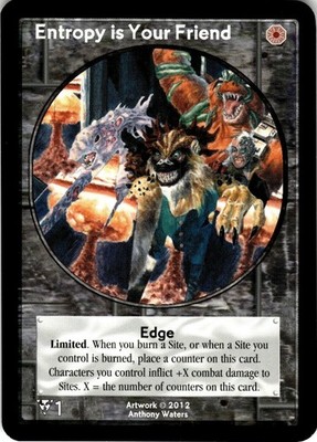 Shadowfist CCG: Inner Kingdom Games-Back for seconds-Entropy is your friend-F