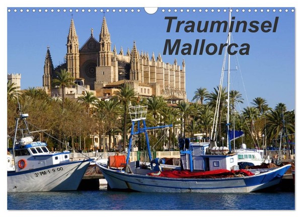 "Calendar 2027 · US Version · Dream Island Mallorca (Wall Calendar 2027 17\" × 12\""-image