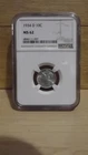 Mercury Dime 1934 D NGC MS62