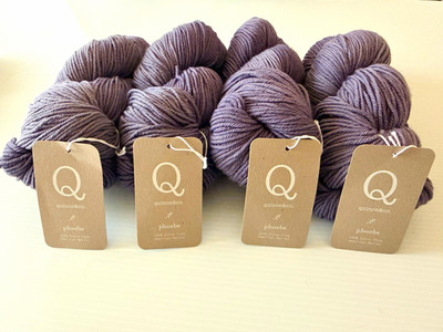 Quince & Co Phoebe 4 skeins 100% Extra Fine American Merino Wool Yarn Saturn 806