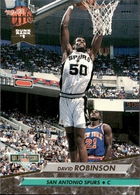 David Robinson - 1992-93 Fleer Ultra Basketball - Dunk Rank 1 #201