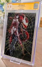 White Widow #7 *SIGNED & SKETCH BY JAMIE TYNDALL METAL LIMITED TO 30* CGC 9.9 SS