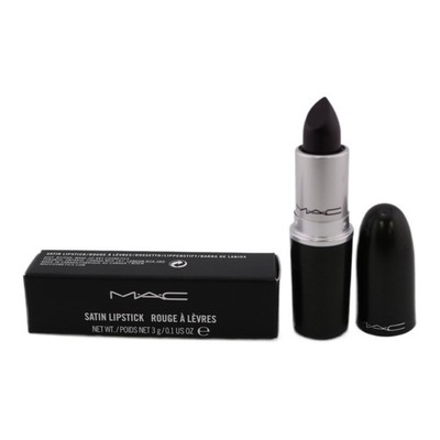 MAC Satin Lipstick Cyber Deep Purple 3g / 0.1oz Authentic Bold Vampy Shade