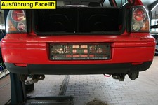 Stossfänger / Stoßstange Hinten ( AB 2000 ) Seat Arosa 1.0 6 HS Farbe Flashrot (