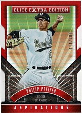 2015 Panini Elite Extra Edition Philip Pfeifer Aspirations Die-Cut /200 No. 102