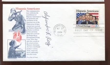 SGT Alejandro Renteria Ruiz Army Soldier & WW2 MOH Recipient Sign Cover  DC3937