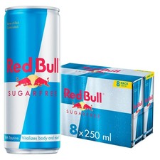 Red Bull Sugar Free Energy Drink 24  X 250Ml - Free Fsat Delivery