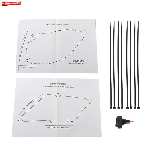 Kit de luces traseras LED para carro de golf para Yamaha Drive 2 gasolina eléctrico 2017-en adelante - Imagen 8 de 8