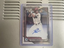 2024 BOWMAN DRAFT RYAN WALDSCHMIDT 1ST PROSPECT CHROME AUTO SP RARE HOT