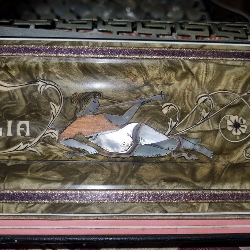 Chromatic Button Accordion S.I.L.A. Camerano Italie H.Dusart-Boutemy 6-row RH - Picture 11 of 24