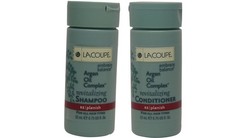 LaCoupe Argan Oil Complex Revitalizing Shampoo and Conditioner Lot of 10