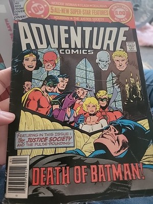ADVENTURE COMICS #462 (DC, 1979) -Death of Earth 2 Batman