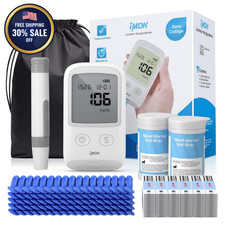 Diabetes Test Kit Blood Glucose Monitor Sugar Glucometer 50 Strips 50 Lancets US