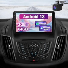 Car Radio Stereo Upgrade for Ford Escape Kuga 2013-2016, Android Head Unit wi...