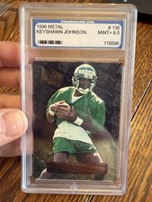 1996 Metal Keyshawn Johnson #136 PG 9.5