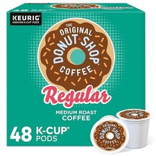 The Original Donut Shop Regular Medium Roast K-Cup Coffee Pods, 48 Count