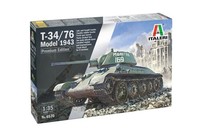 Italeri 6570 T-34/76 1943 Premium Edition, 1:35 Scale, Plastic Kit, Modeling