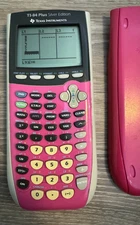 Texas Instruments TI-84 Plus Silver Edition Graphing Calculator - Pink