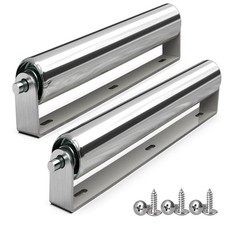 2" Diameter Roller with Bracket Set, 11.8" BF Length, 2-Pack, Heavy Duty 13.8"