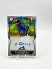2023 Bowman Chrome Enmanuel Bonilla Refractor Auto /499 Autograph