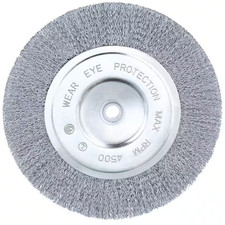 Wire Wheel Brush 8 Inch Coarse Bench Grinder Metal Polishing Tool Accessory NEW