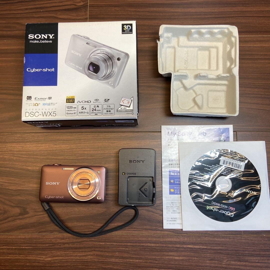 Sony Cyber-shot DSC-WX5 ブラウン　#163 Sony Cyber-shot DSC-WX5 Brown 12MP Compact Camera Full HD