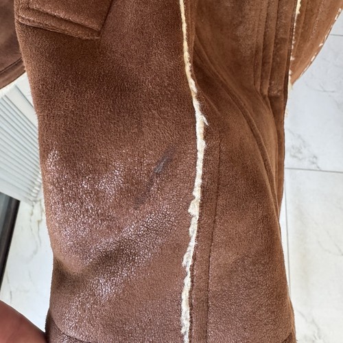 Le Chateau Faux Fur Coat Mid Length Size S/P - Picture 6 of 11